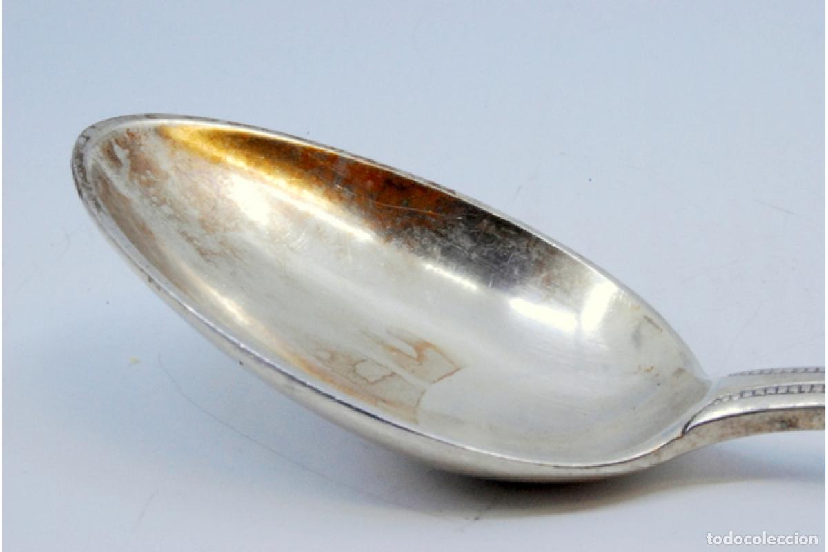 Antig&uuml;edades: Cuchara de plata para servir arroz - Foto 5