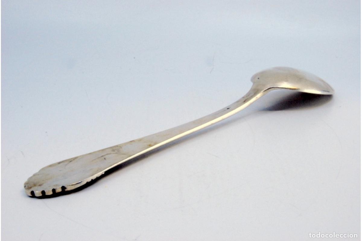 Antig&uuml;edades: Cuchara de plata para servir arroz - Foto 7