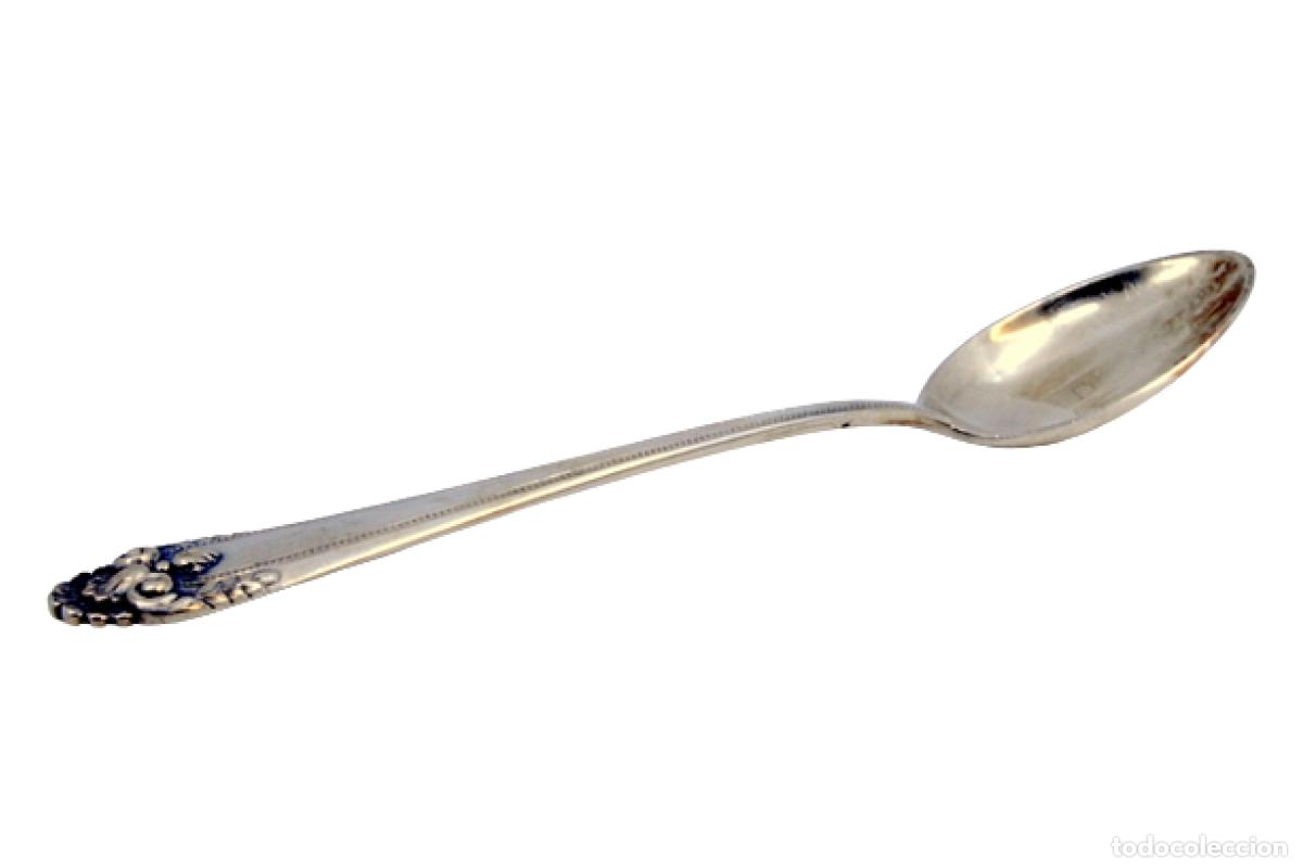 Antig&uuml;edades: Cuchara de plata para servir arroz - Foto 1