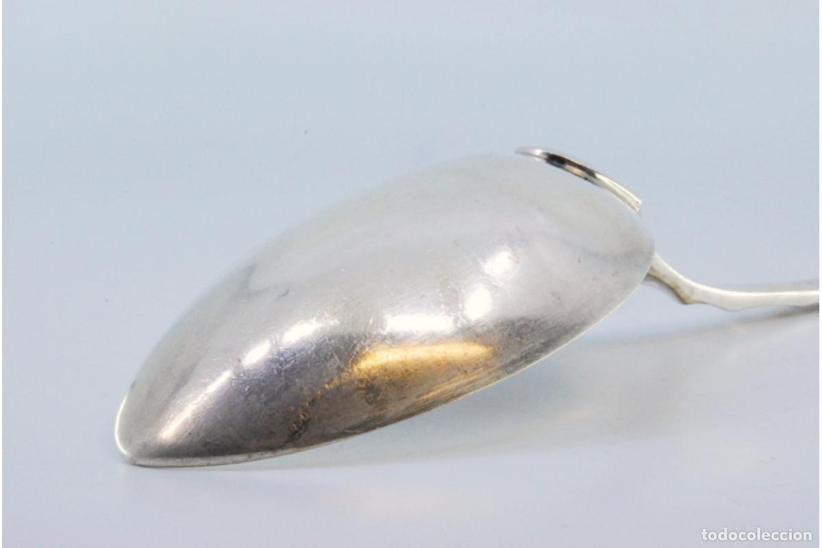 Antig&uuml;edades: Cuchara de plata para servir arroz - Foto 2