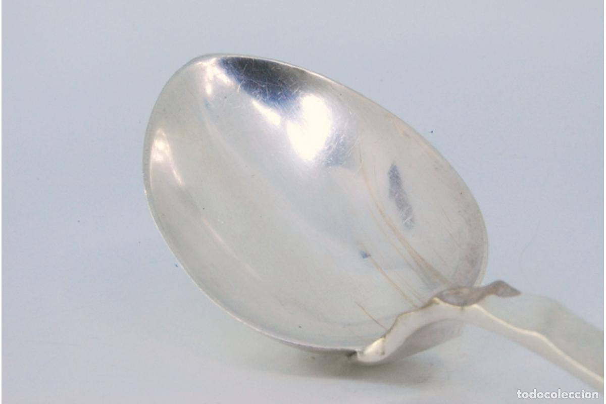 Antig&uuml;edades: Cuchara de plata para servir arroz - Foto 5