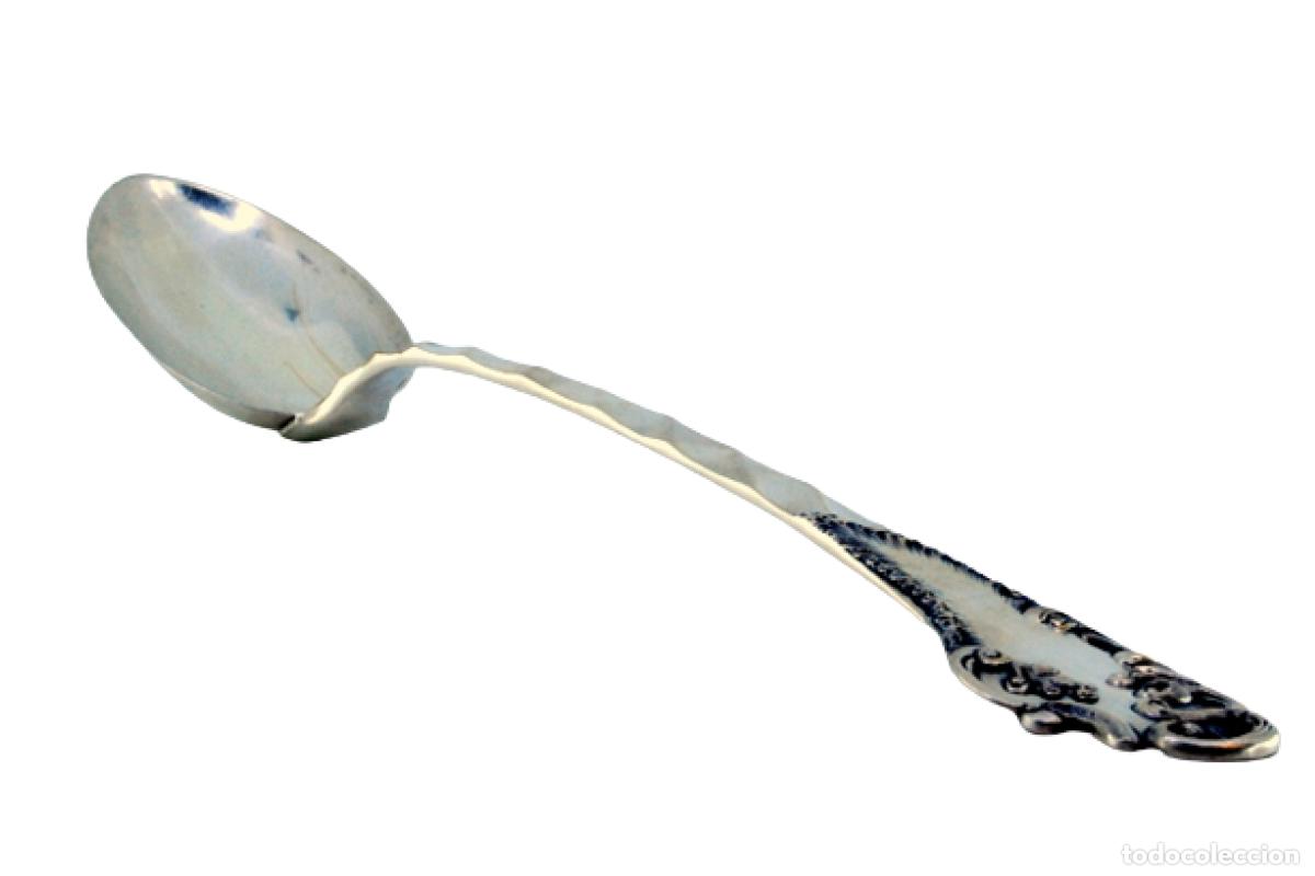 Antig&uuml;edades: Cuchara de plata para servir arroz - Foto 1