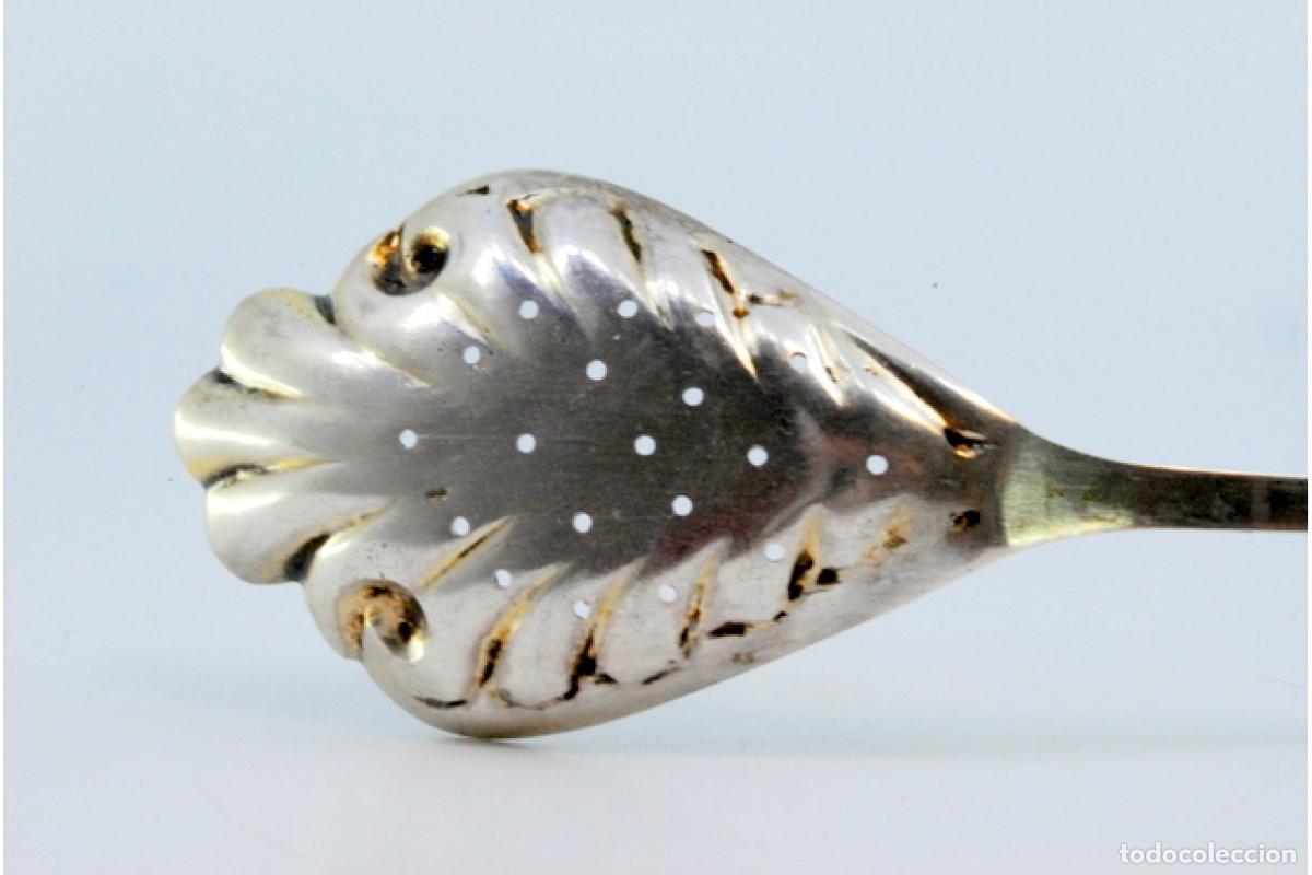Antig&uuml;edades: cuchara de plata para aceitunas - Foto 3