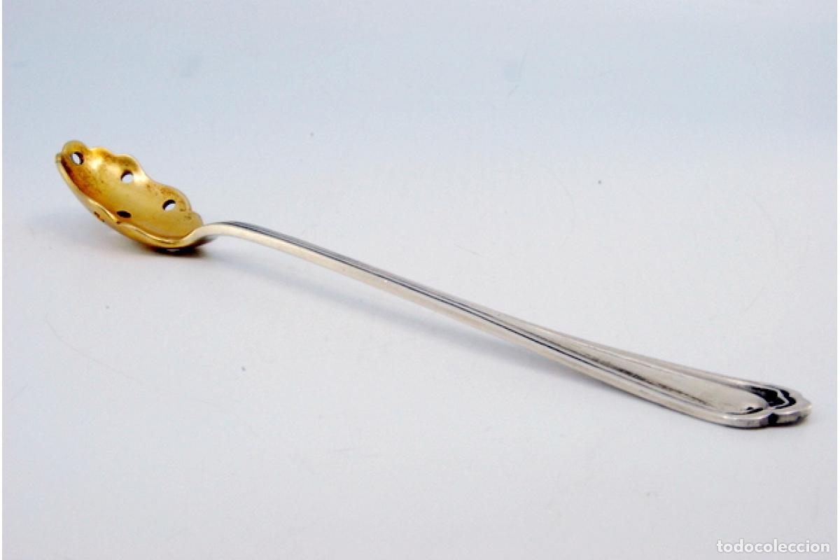 Antig&uuml;edades: cuchara de plata para aceitunas - Foto 2