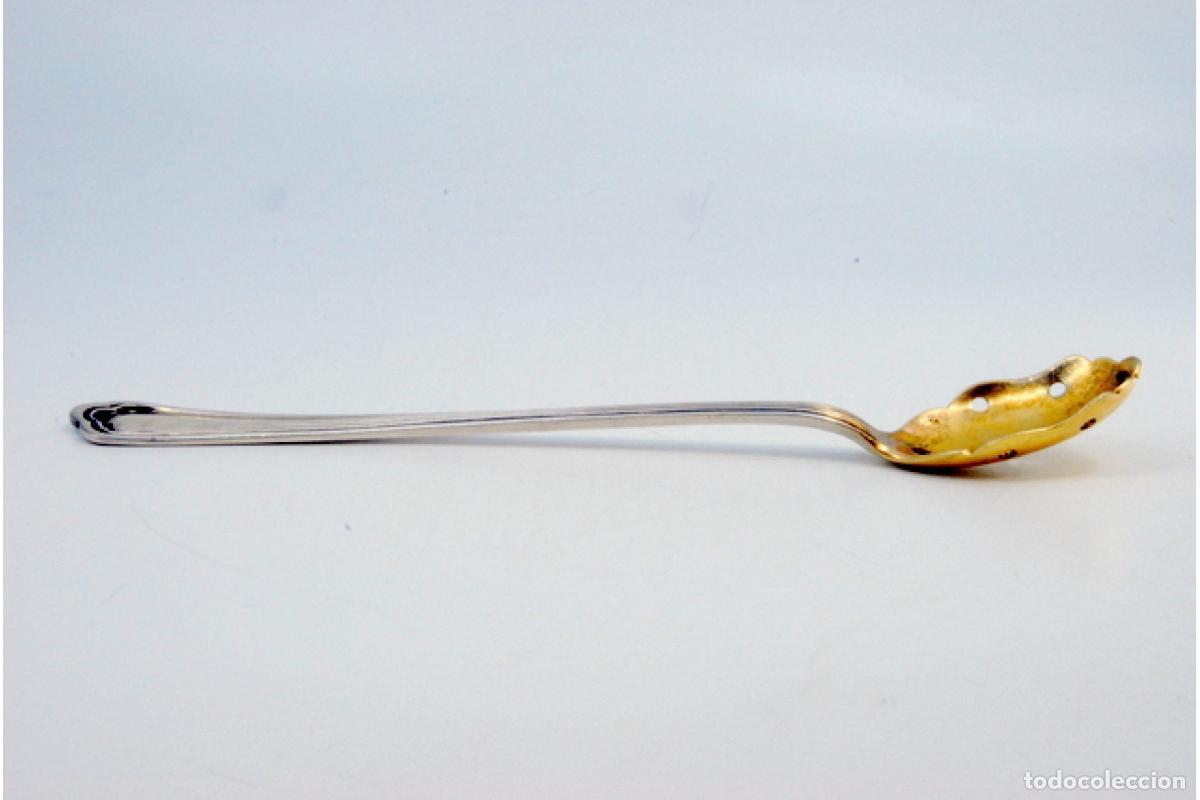 Antig&uuml;edades: cuchara de plata para aceitunas - Foto 4