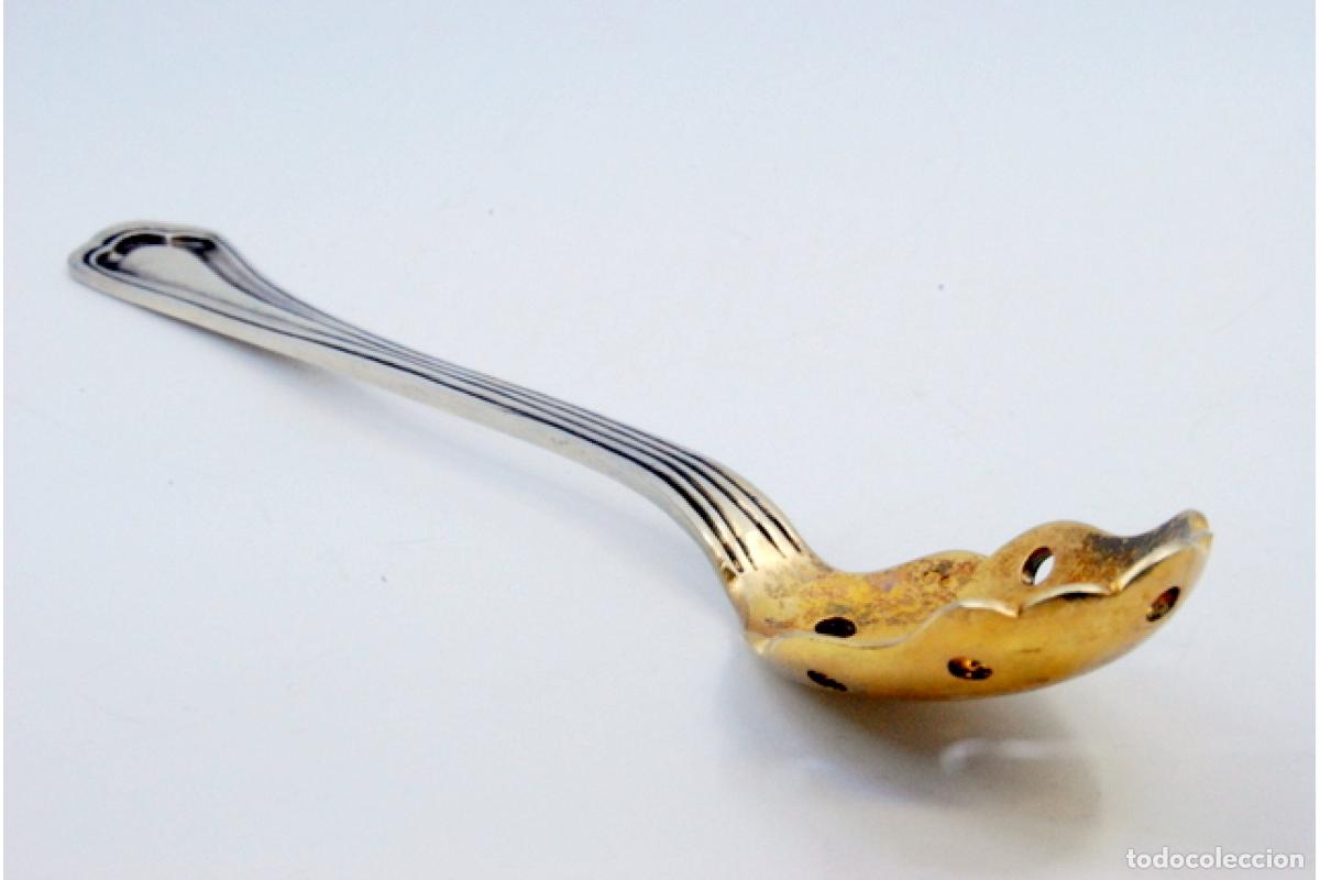 Antig&uuml;edades: cuchara de plata para aceitunas - Foto 5