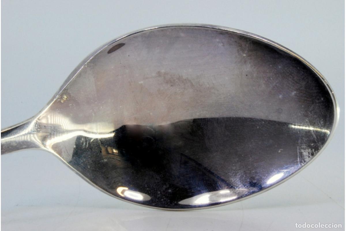 Antig&uuml;edades: Cuchara de plata para servir arroz - Foto 4