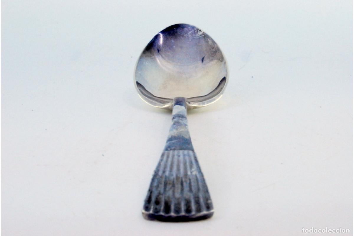 Antig&uuml;edades: Cuchara de plata para servir arroz - Foto 5