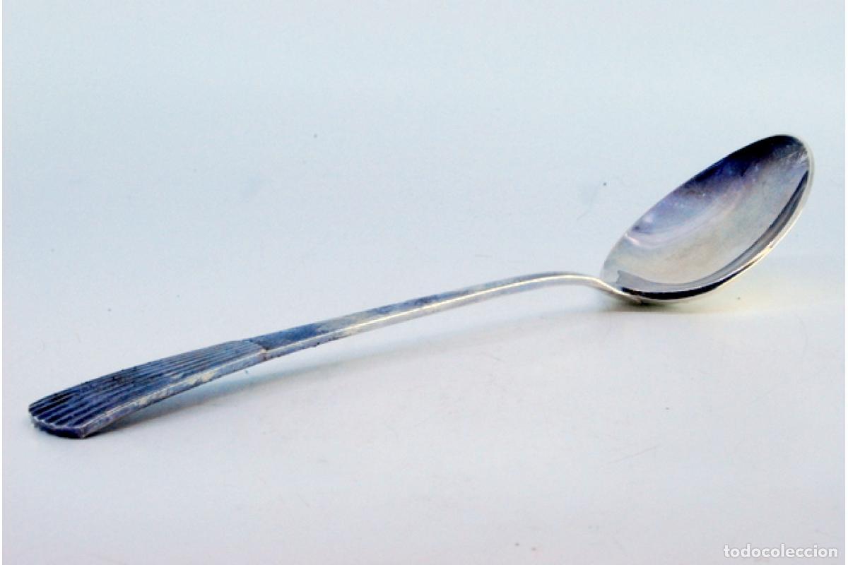 Antig&uuml;edades: Cuchara de plata para servir arroz - Foto 7