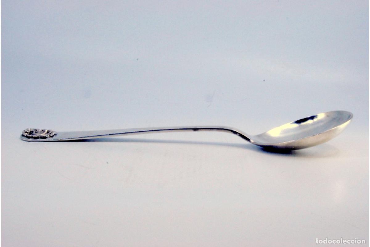 Antig&uuml;edades: Cuchara de plata para servir arroz - Foto 2