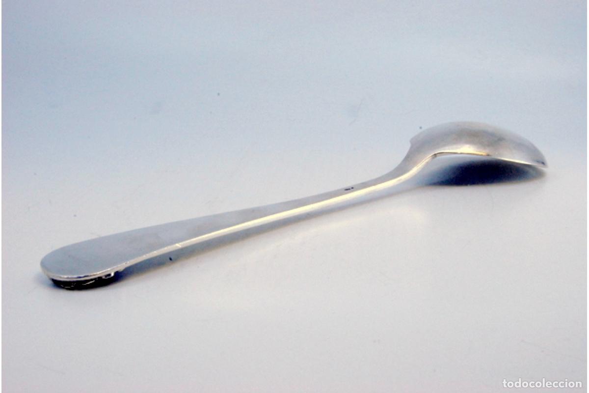 Antig&uuml;edades: Cuchara de plata para servir arroz - Foto 3