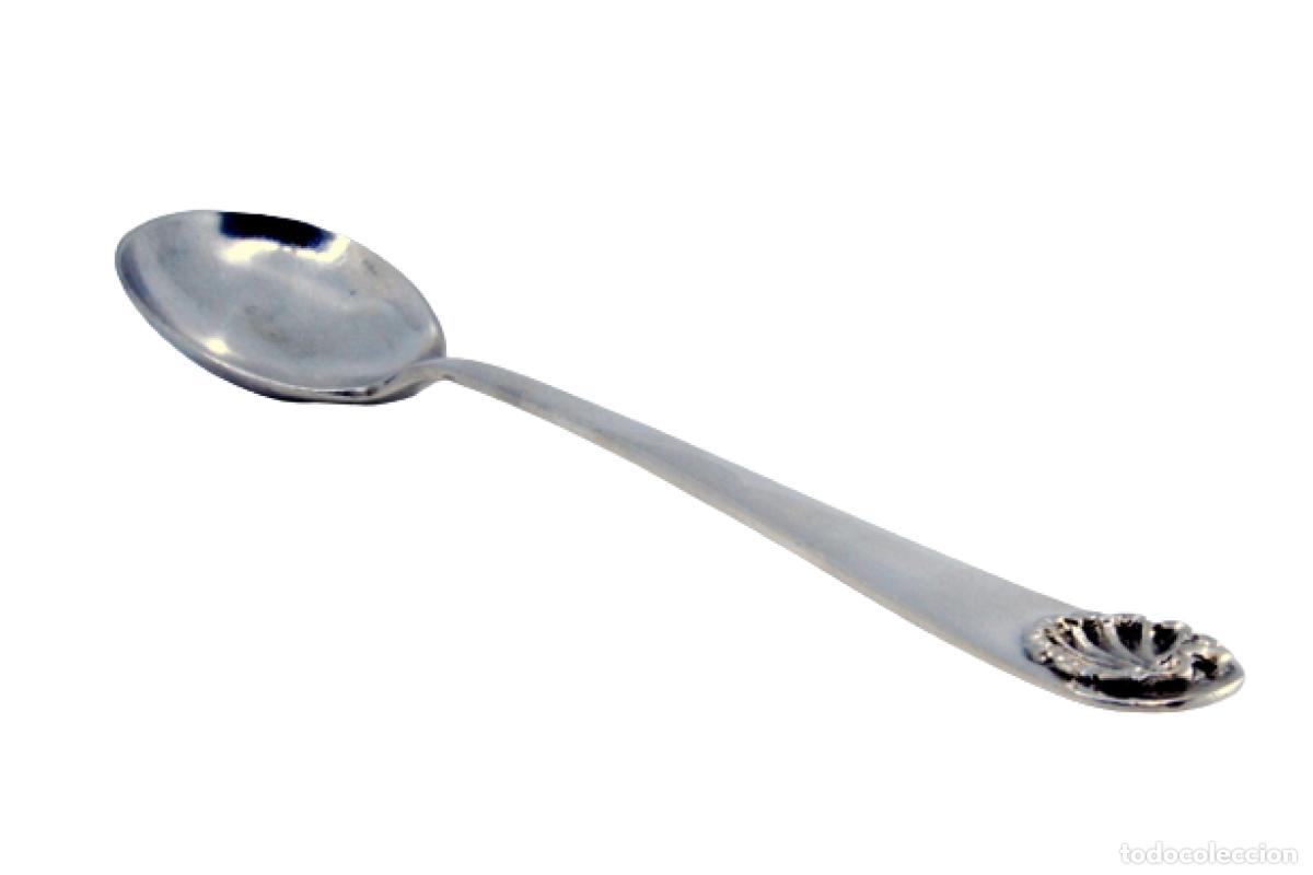Antig&uuml;edades: Cuchara de plata para servir arroz - Foto 1