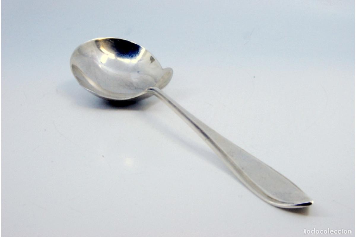 Antig&uuml;edades: Cuchara de helado de plata - Foto 3
