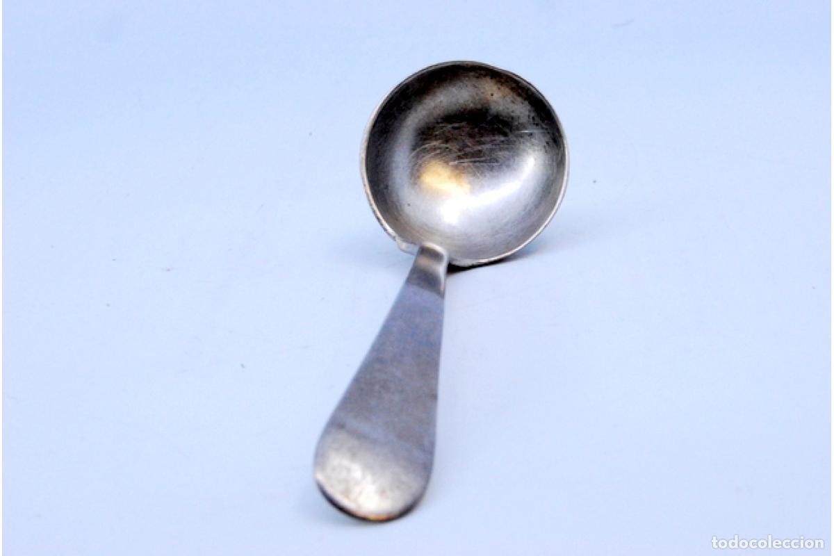 Antig&uuml;edades: cuchara de az&uacute;car de plata - Foto 5