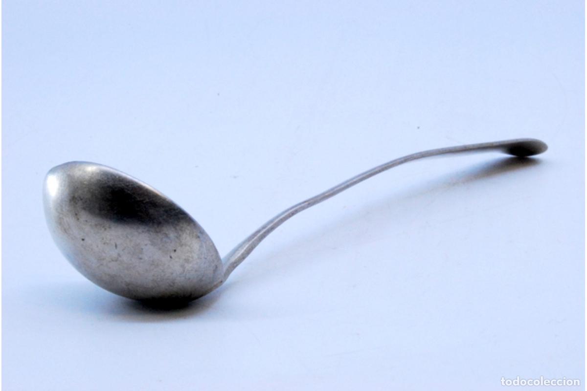 Antig&uuml;edades: cuchara de az&uacute;car de plata - Foto 6