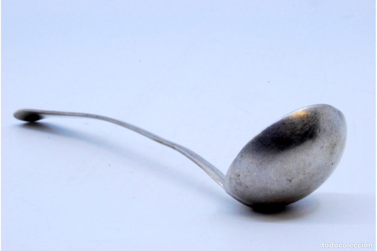 Antig&uuml;edades: cuchara de az&uacute;car de plata - Foto 7