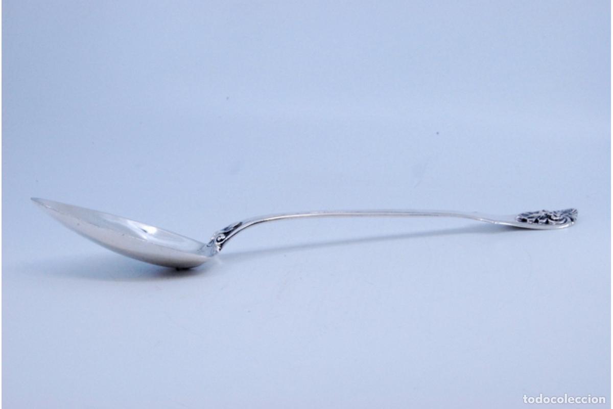 Antig&uuml;edades: Cuchara de plata para servir arroz - Foto 2