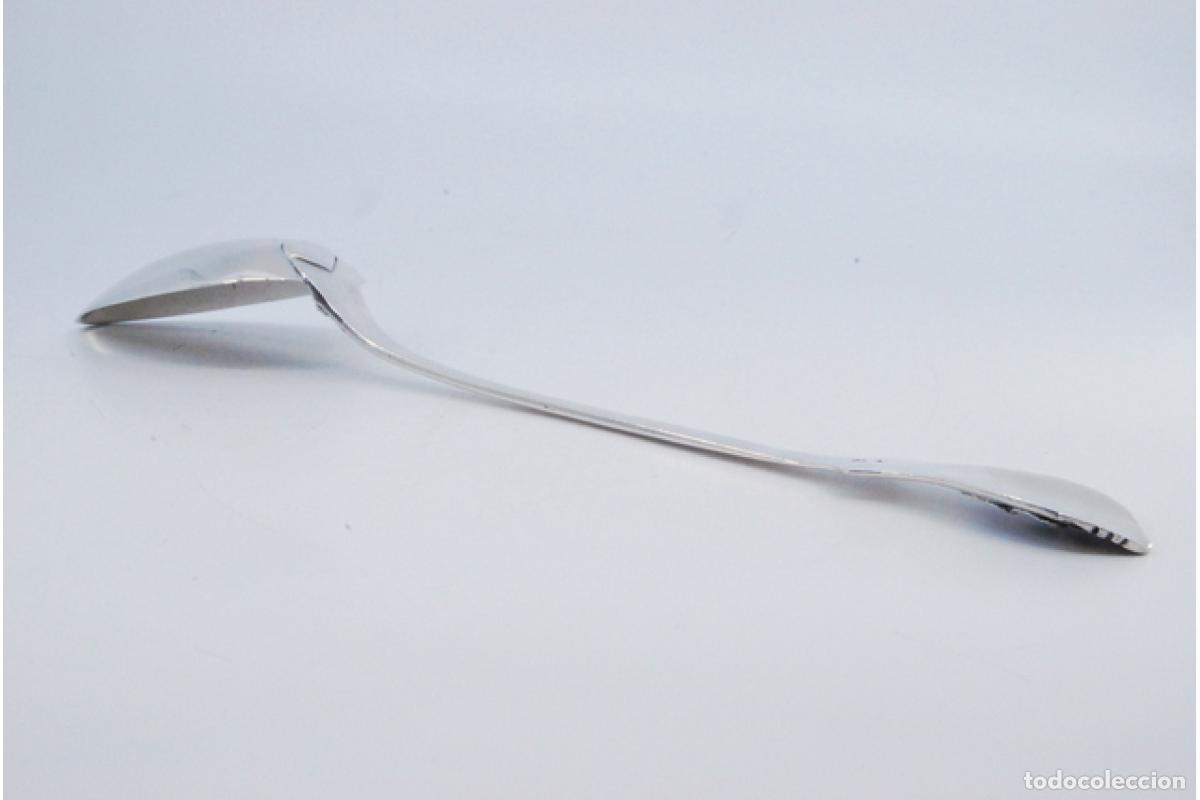 Antig&uuml;edades: Cuchara de plata para servir arroz - Foto 6