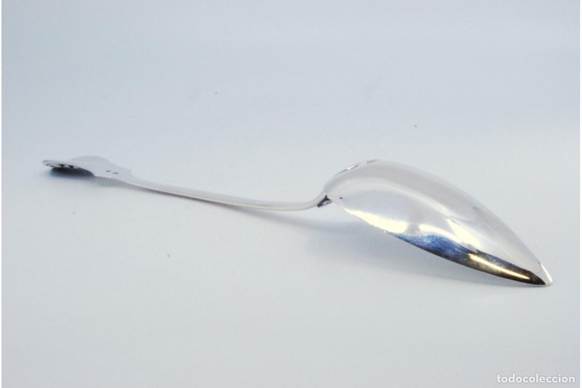 Antig&uuml;edades: Cuchara de plata para servir arroz - Foto 7
