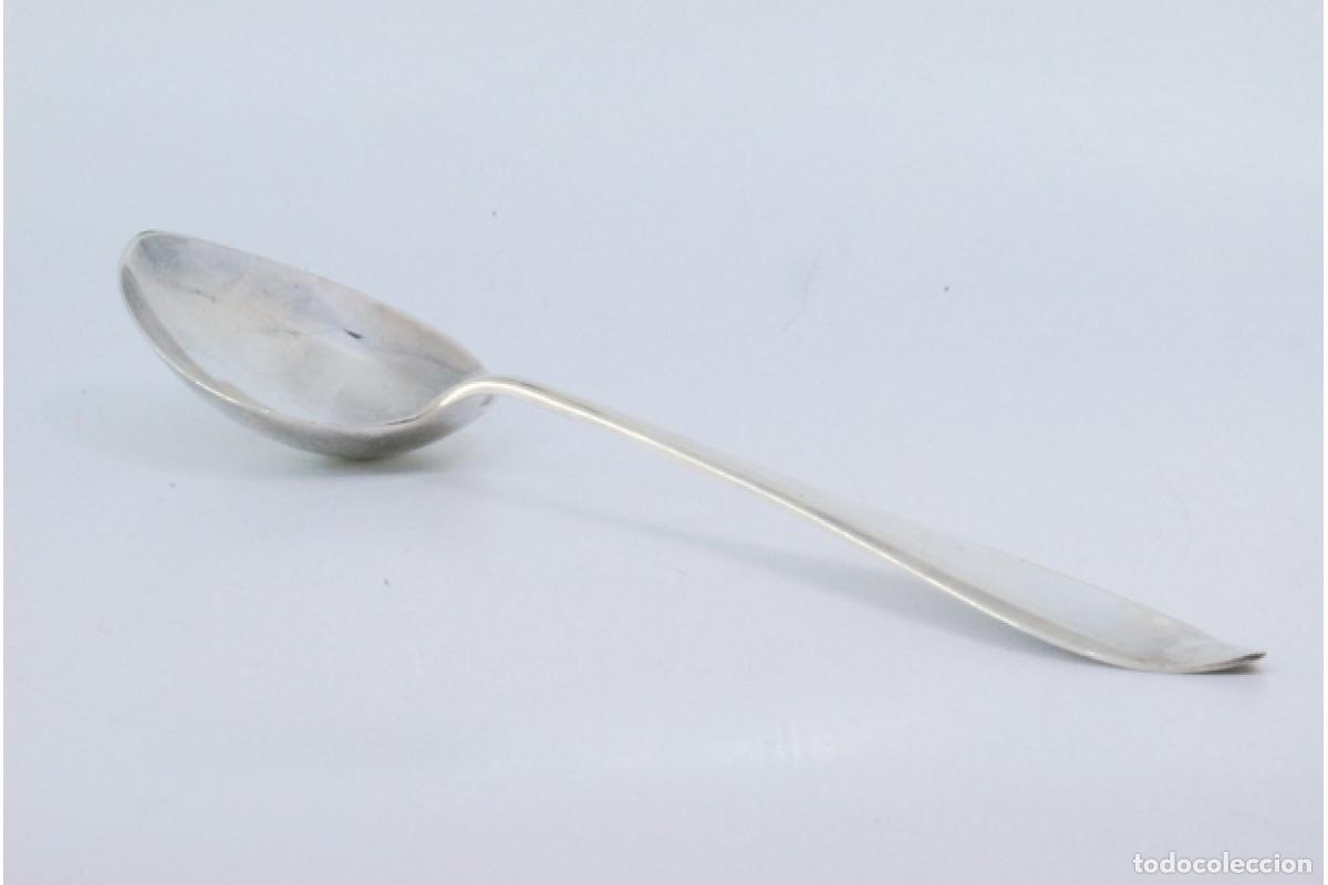 Antig&uuml;edades: Cuchara de plata para servir arroz - Foto 2