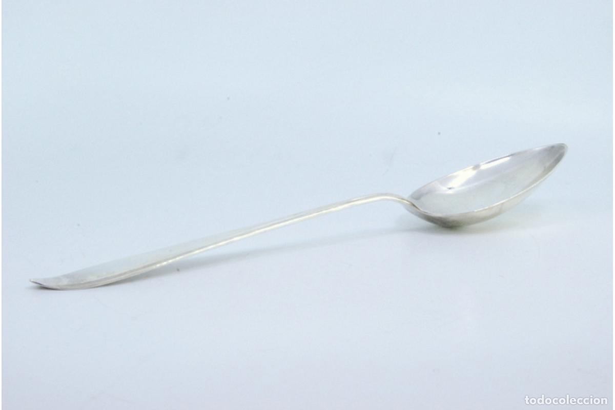 Antig&uuml;edades: Cuchara de plata para servir arroz - Foto 3