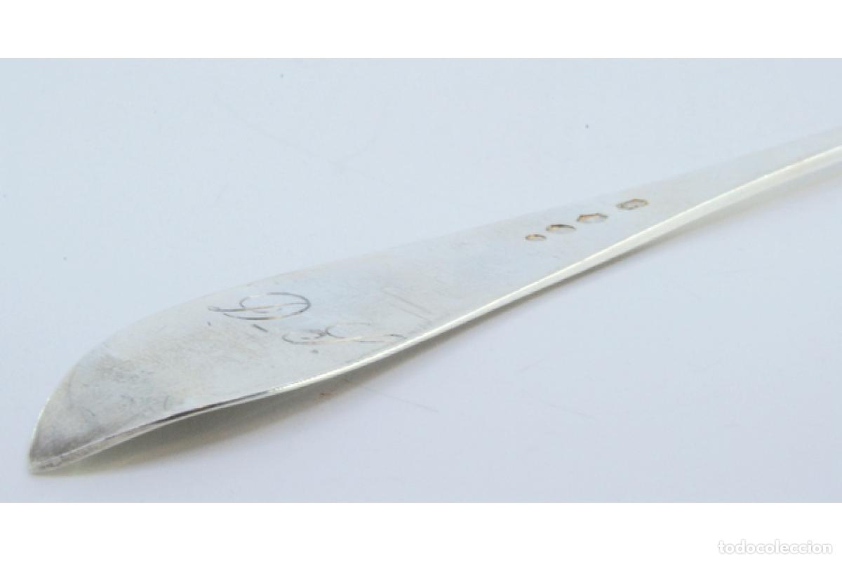 Antig&uuml;edades: Cuchara de plata para servir arroz - Foto 4