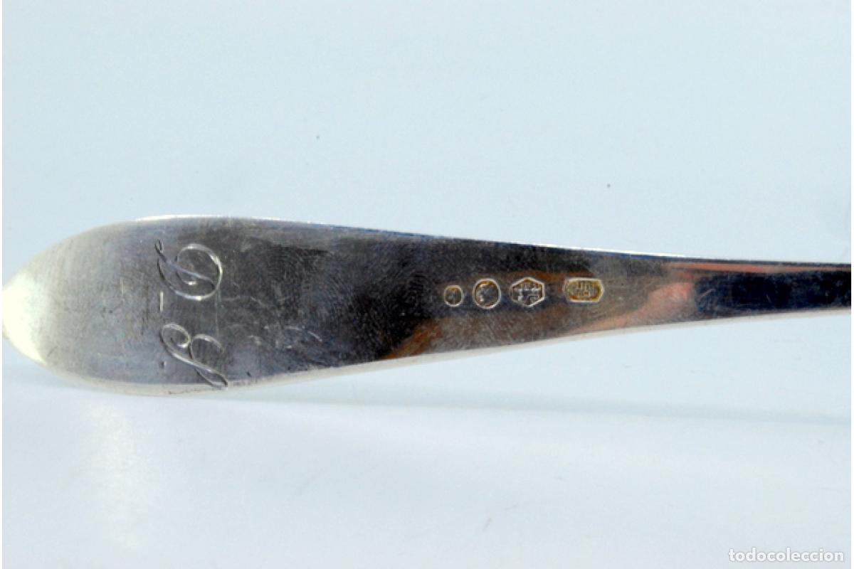 Antig&uuml;edades: Cuchara de plata para servir arroz - Foto 5