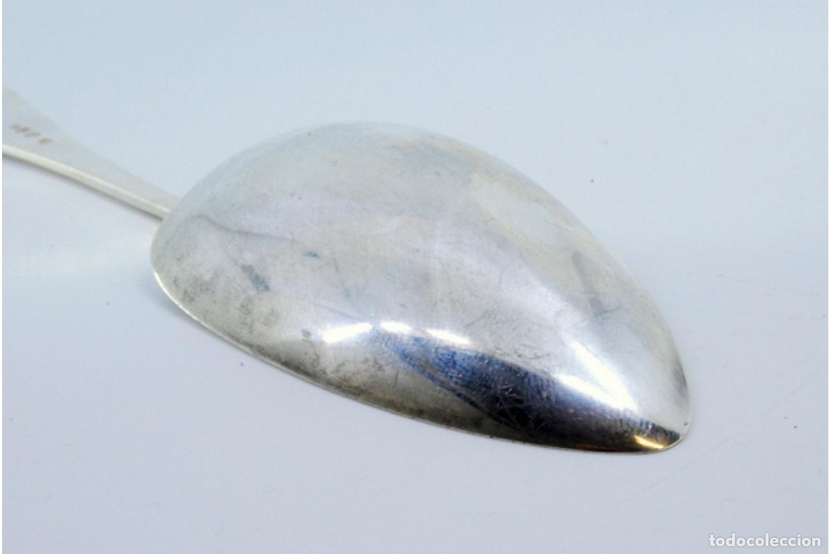 Antig&uuml;edades: Cuchara de plata para servir arroz - Foto 7
