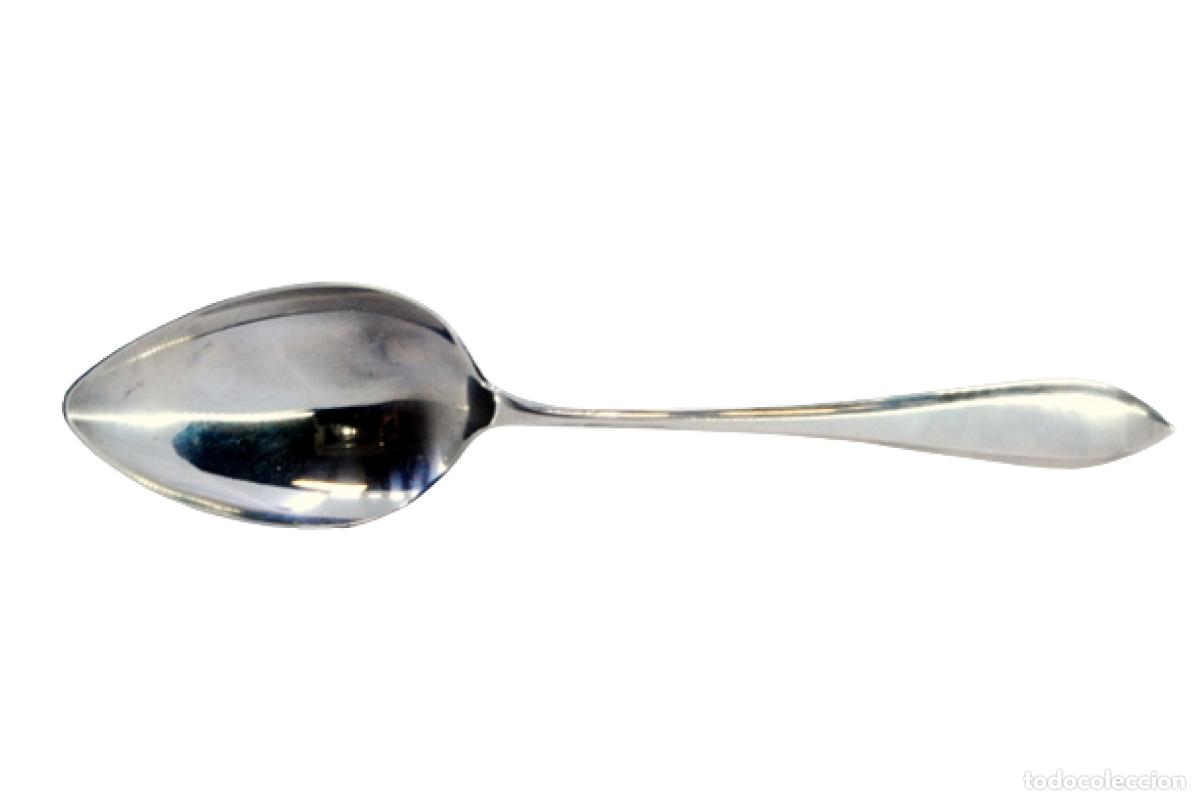Antig&uuml;edades: Cuchara de plata para servir arroz - Foto 1