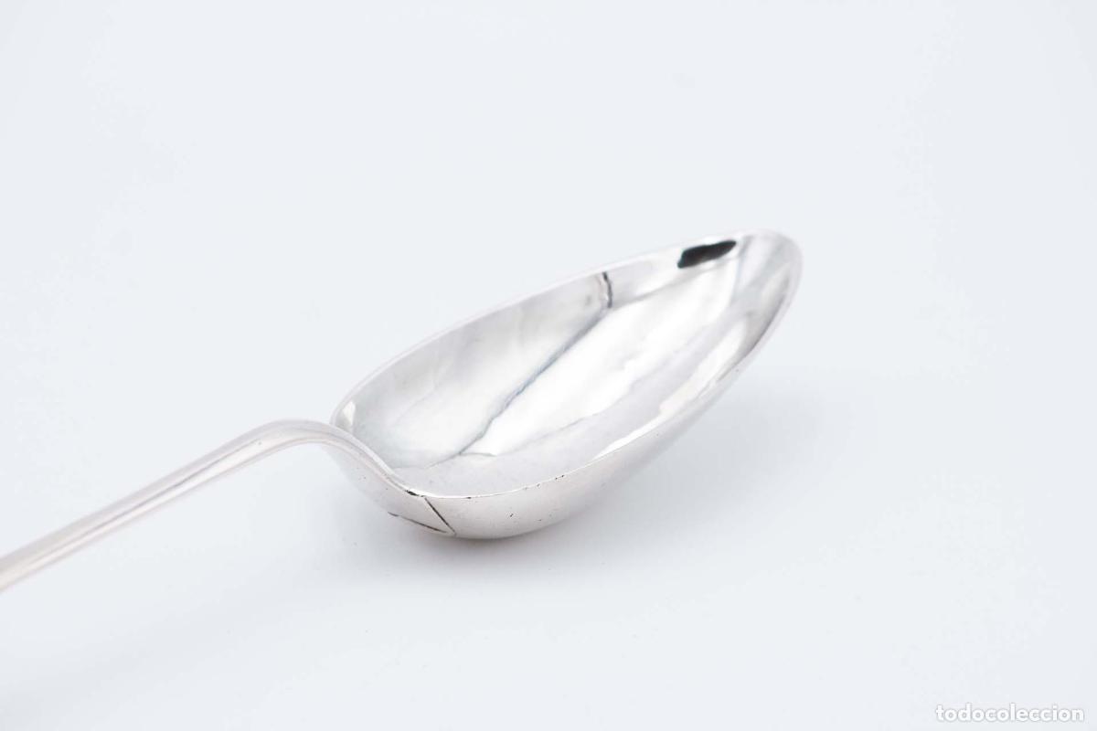 Antig&uuml;edades: Cuchara de plata para servir arroz - Foto 2