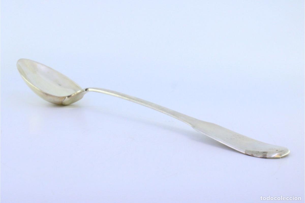Antig&uuml;edades: Cuchara de plata para servir arroz - Foto 4