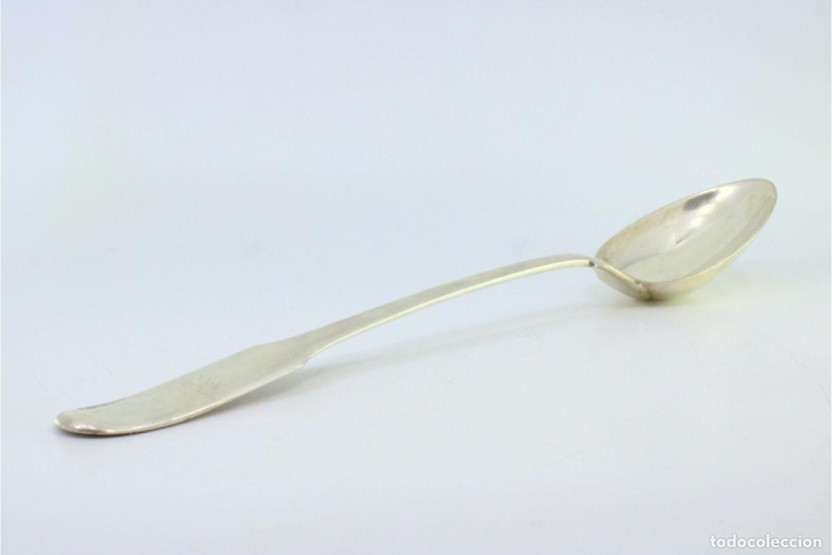 Antig&uuml;edades: Cuchara de plata para servir arroz - Foto 5