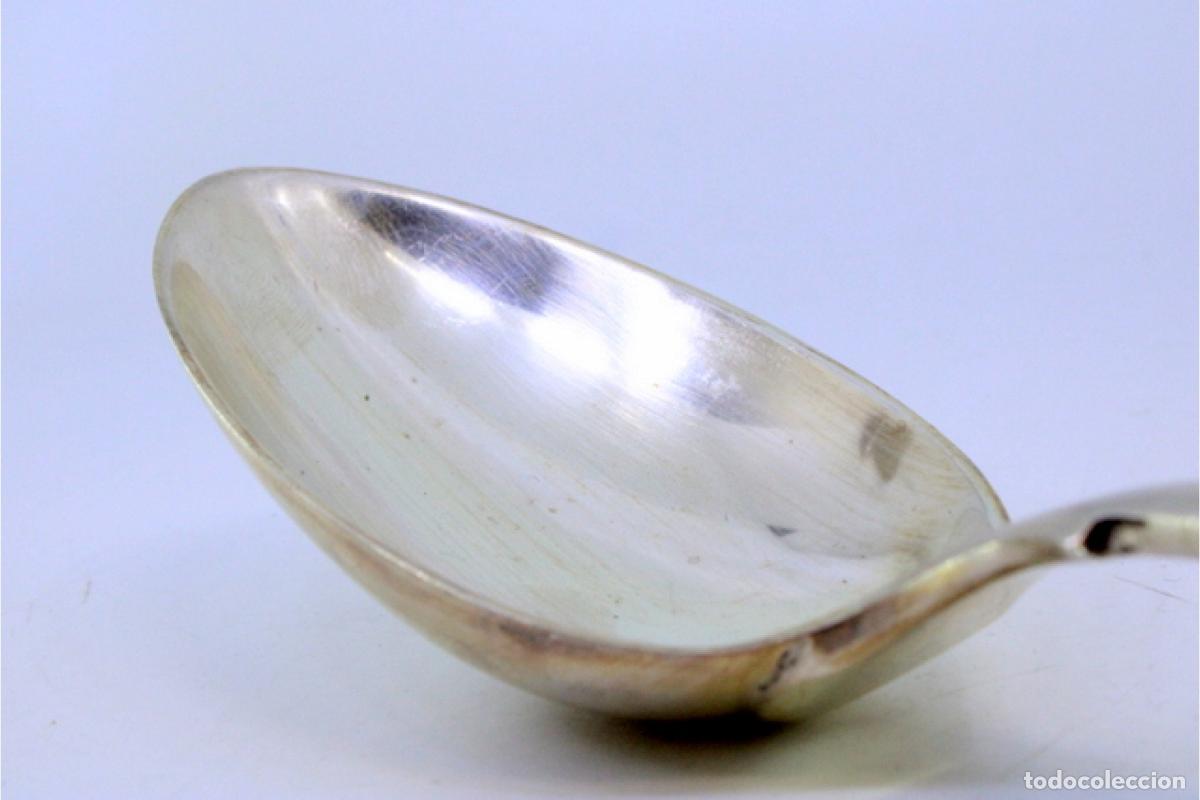 Antig&uuml;edades: Cuchara de plata para servir arroz - Foto 6