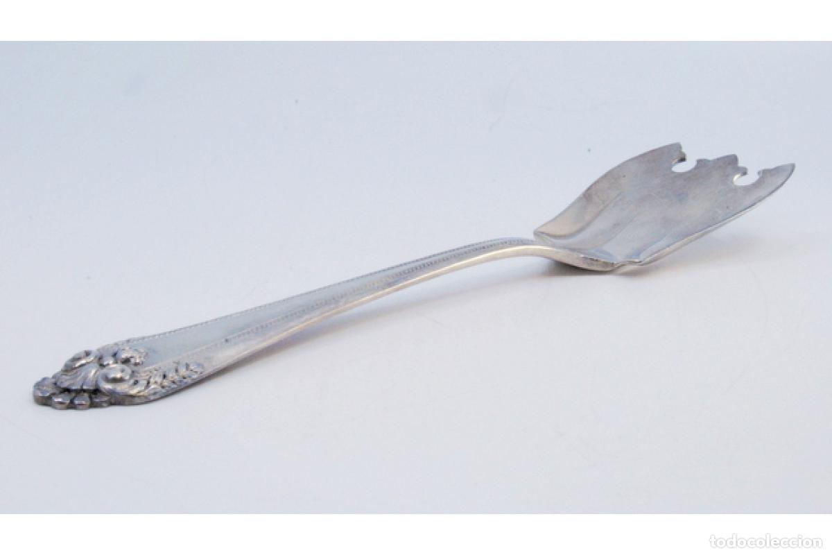 Antig&uuml;edades: cuchara de espagueti de plata - Foto 2
