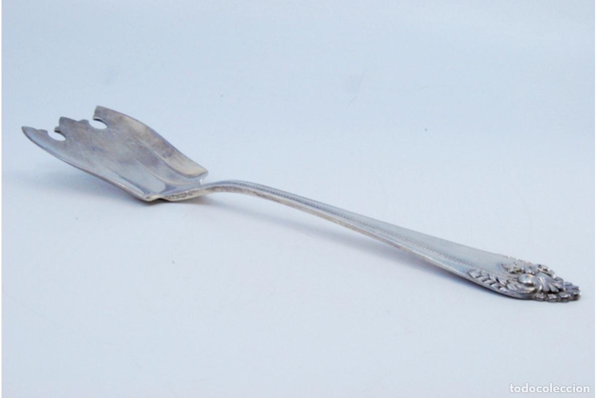 Antig&uuml;edades: cuchara de espagueti de plata - Foto 3