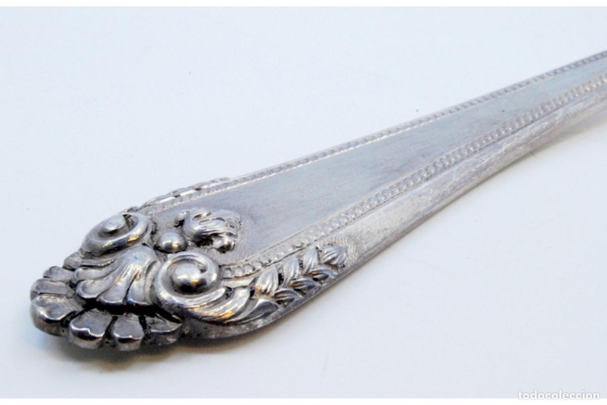 Antig&uuml;edades: cuchara de espagueti de plata - Foto 4