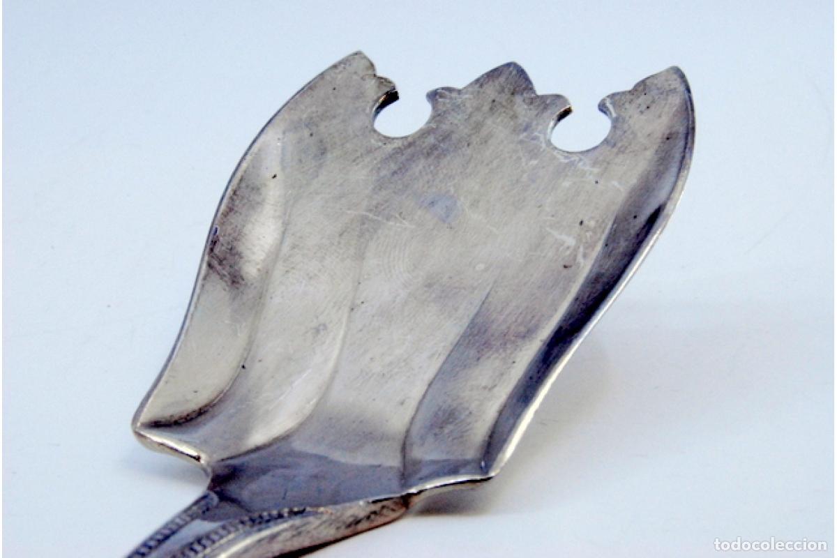 Antig&uuml;edades: cuchara de espagueti de plata - Foto 5