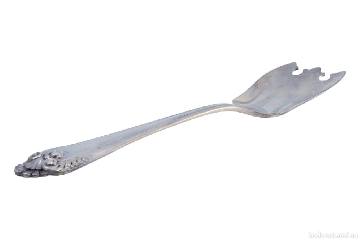 Antig&uuml;edades: cuchara de espagueti de plata - Foto 1