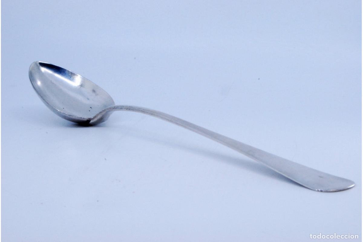 Antig&uuml;edades: Cuchara de plata para servir arroz - Foto 2