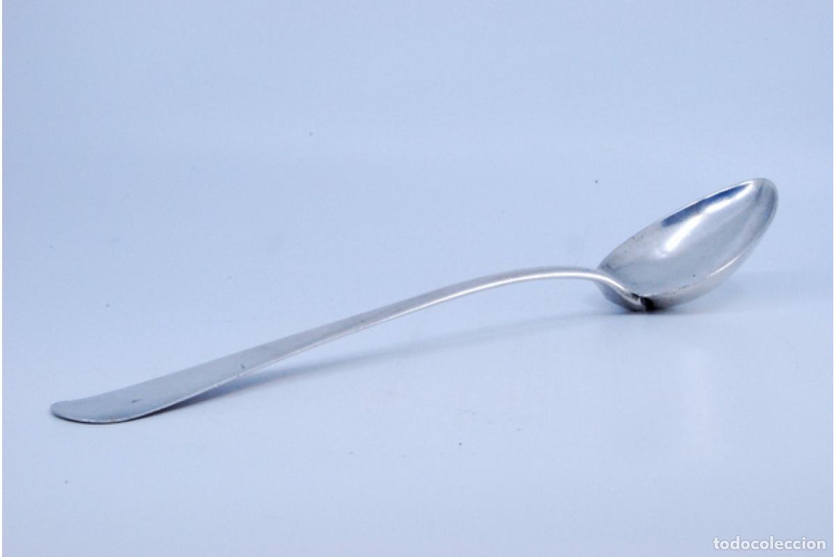 Antig&uuml;edades: Cuchara de plata para servir arroz - Foto 3