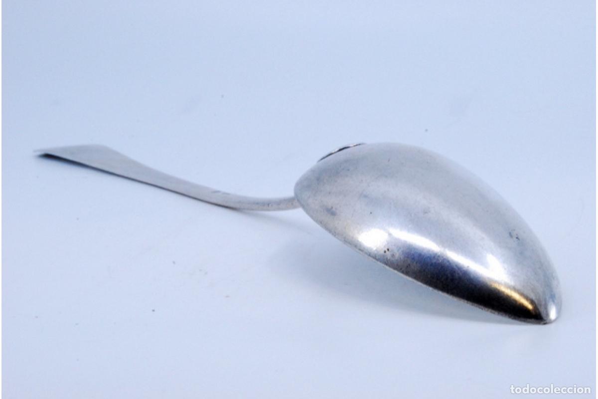 Antig&uuml;edades: Cuchara de plata para servir arroz - Foto 4