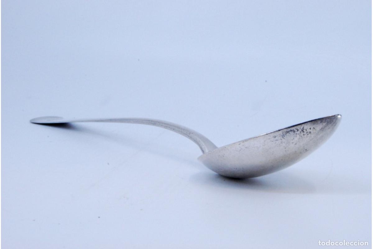 Antig&uuml;edades: Cuchara de plata para servir arroz - Foto 5