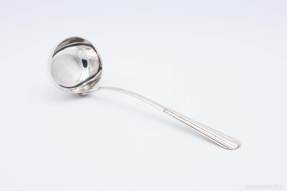 Antig&uuml;edades: Cuchar&oacute;n de sopa de plata - Foto 1