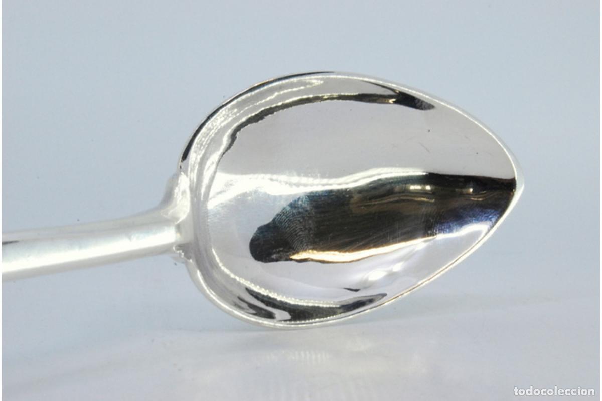 Antig&uuml;edades: Cuchara de plata para servir arroz - Foto 2