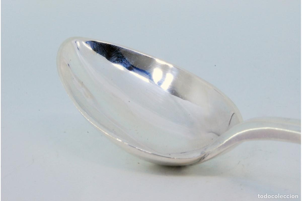 Antig&uuml;edades: Cuchara de plata para servir arroz - Foto 5