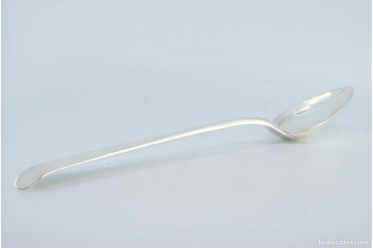 Antig&uuml;edades: Cuchara de plata para servir arroz - Foto 6