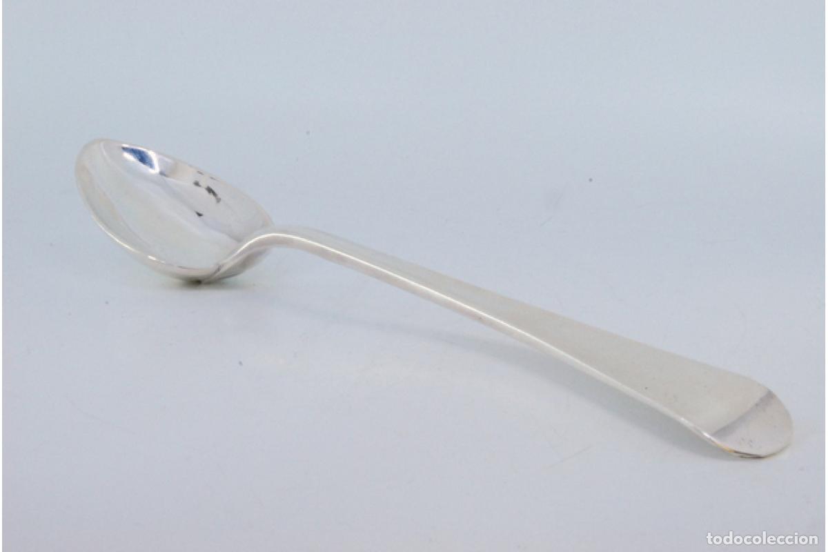 Antig&uuml;edades: Cuchara de plata para servir arroz - Foto 7