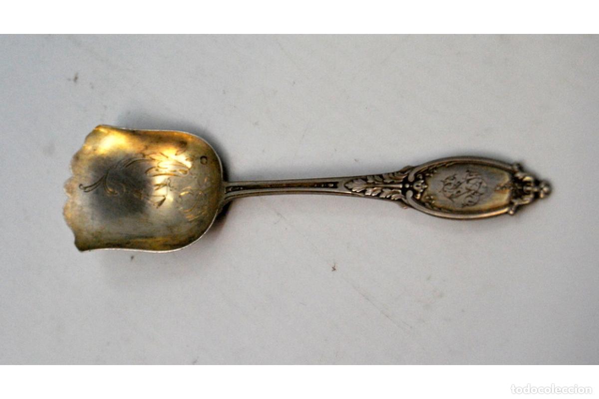 Antig&uuml;edades: cucharas de az&uacute;car de plata - Foto 2