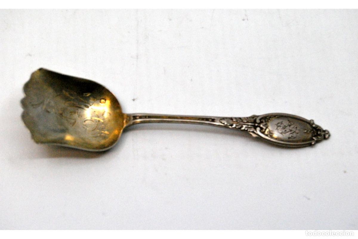 Antig&uuml;edades: cucharas de az&uacute;car de plata - Foto 3