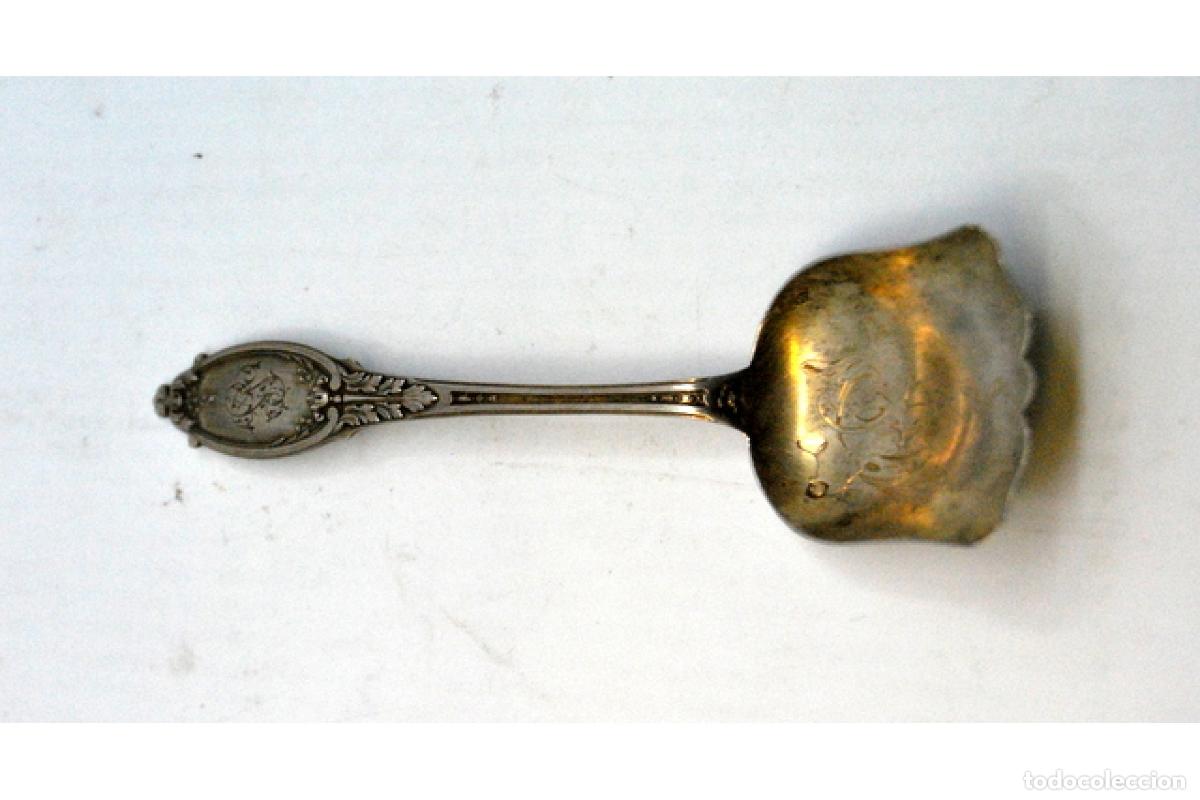 Antig&uuml;edades: cucharas de az&uacute;car de plata - Foto 4